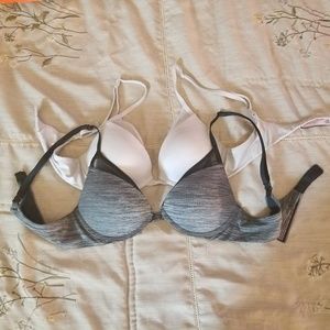 2 VS Padded Plunge Bras